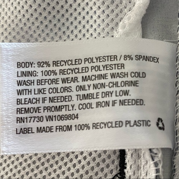 Boys Ombre Striped Hybrid Swim Trunks- Ebony Crown - Picture 6 of 7